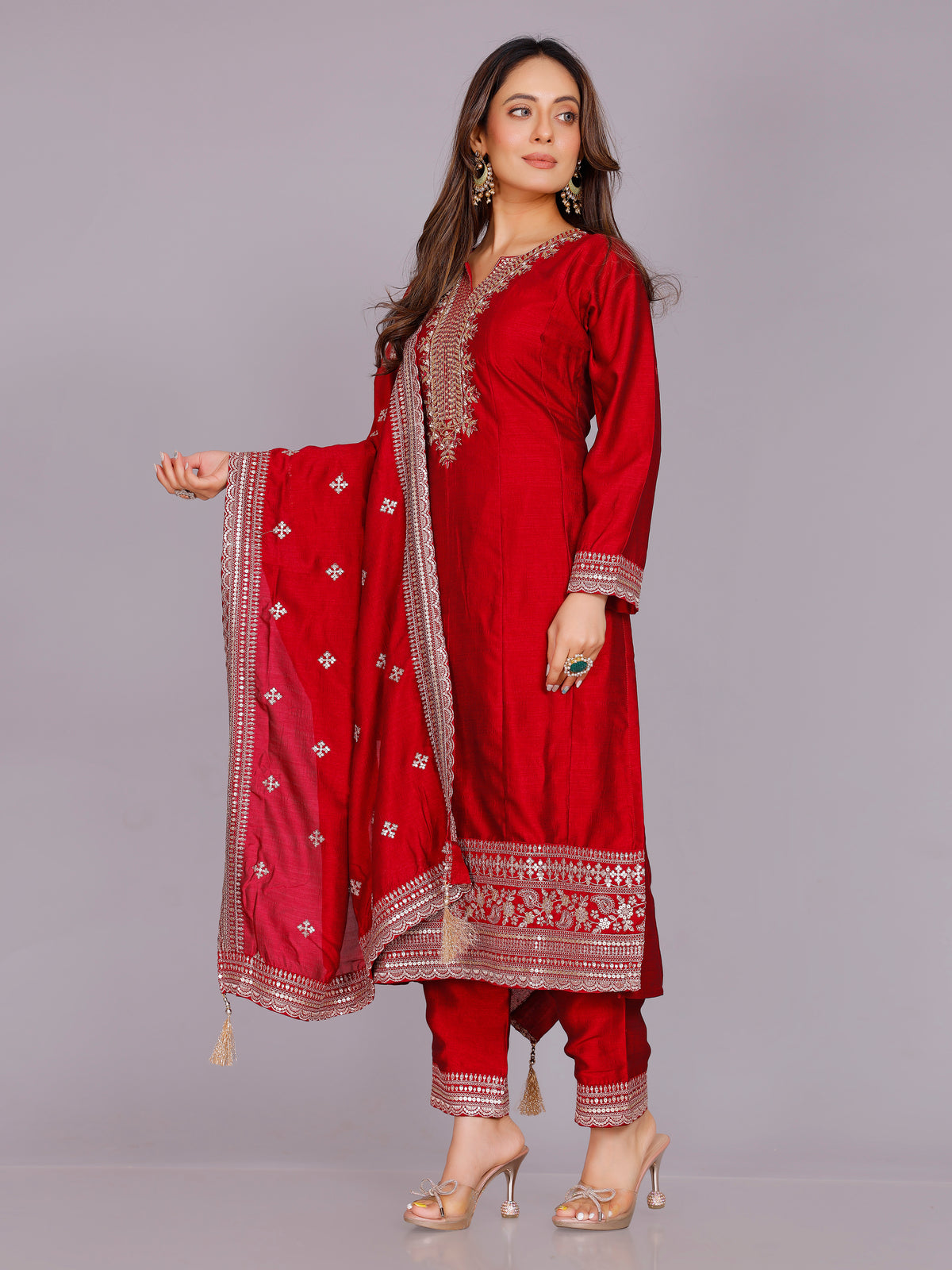 Mihika Silk Kamiz &amp; Pant