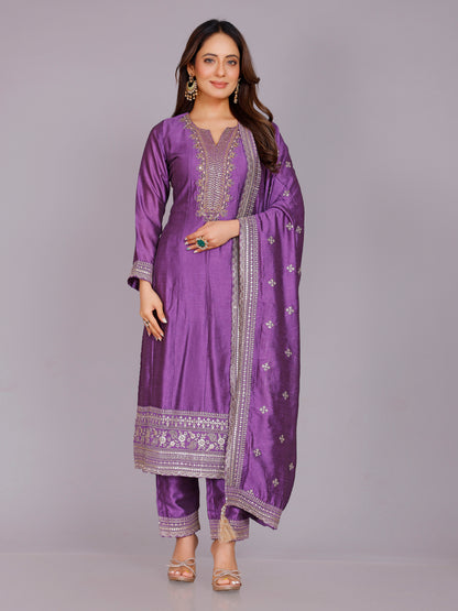 Mihika Silk Kamiz &amp; Pant