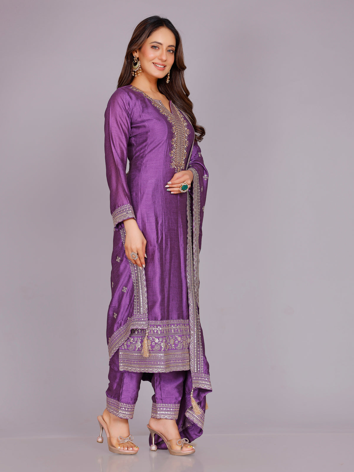 Mihika Silk Kamiz &amp; Pant