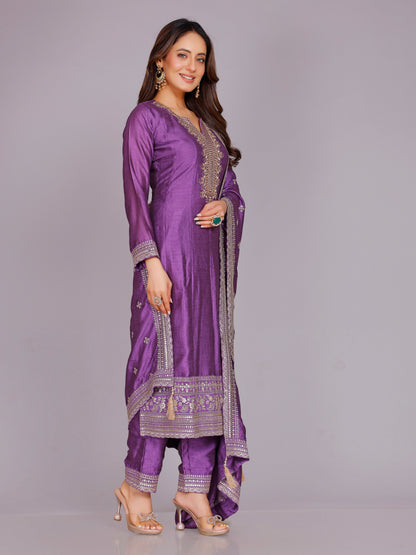 Mihika Silk Kamiz &amp; Pant