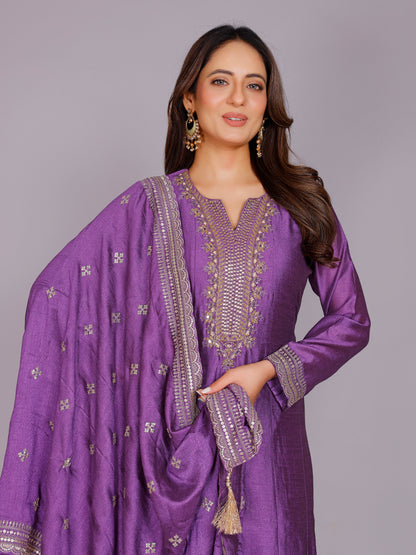 Mihika Silk Kamiz &amp; Pant