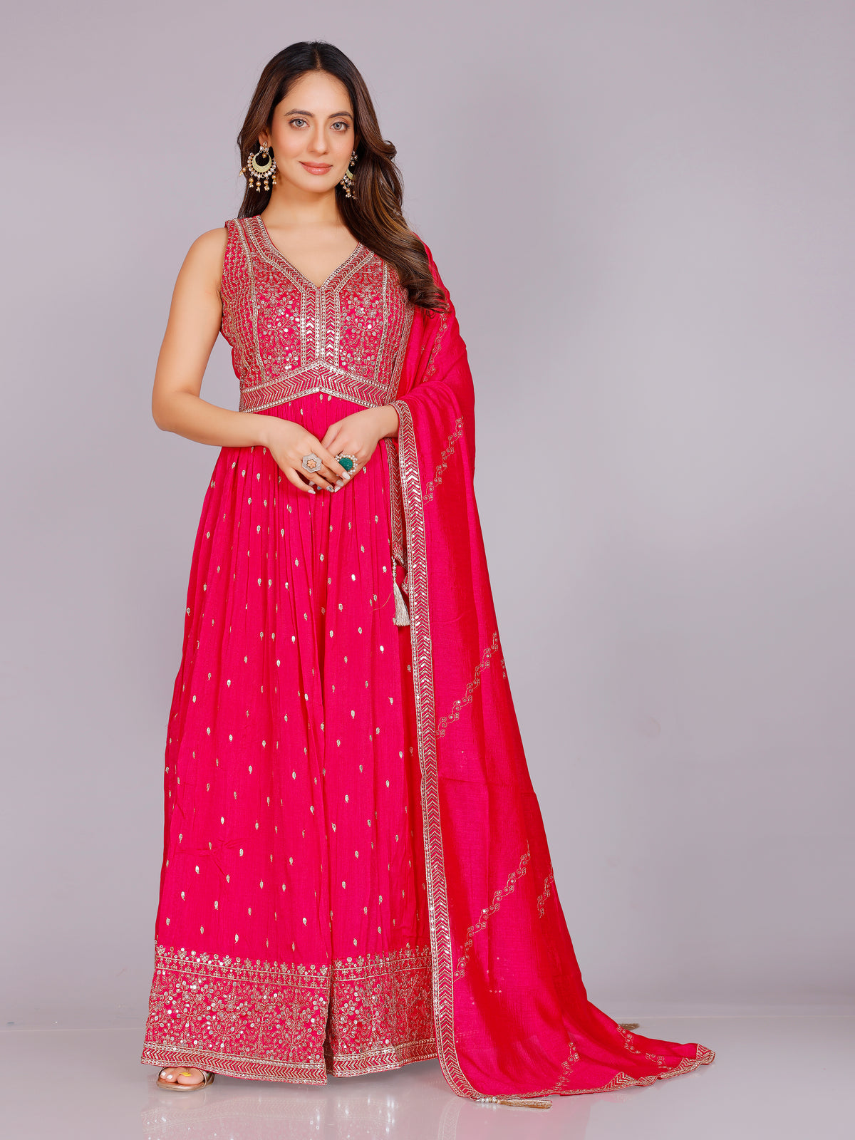 Aashika Georgette Flair Suit