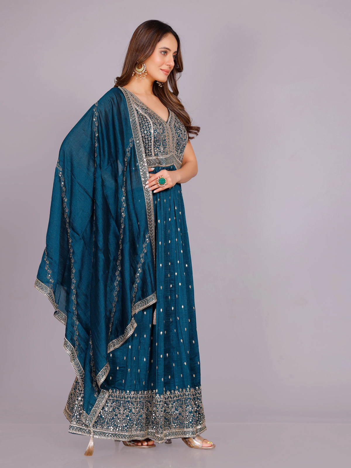 Aashika Georgette Flair Suit