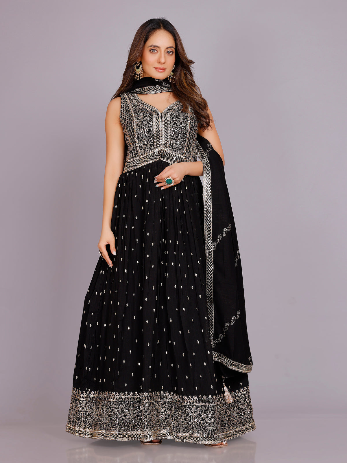 Aashika Georgette Flair Suit