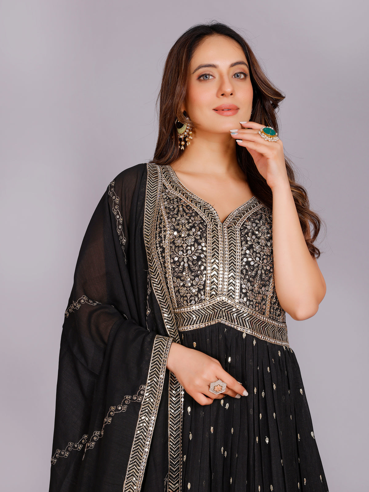 Aashika Georgette Flair Suit