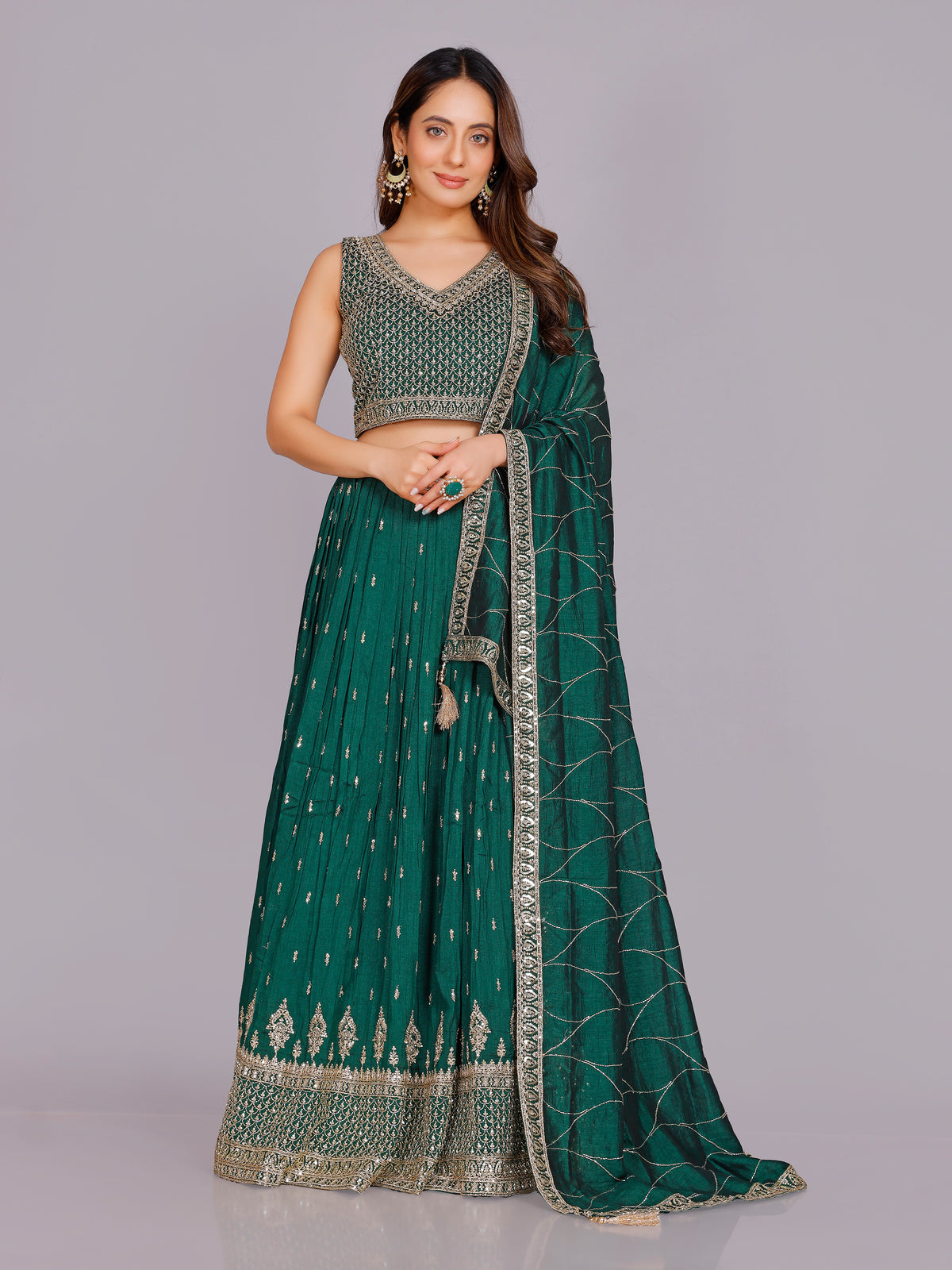 Aavani Silk Chaniya Lehenga