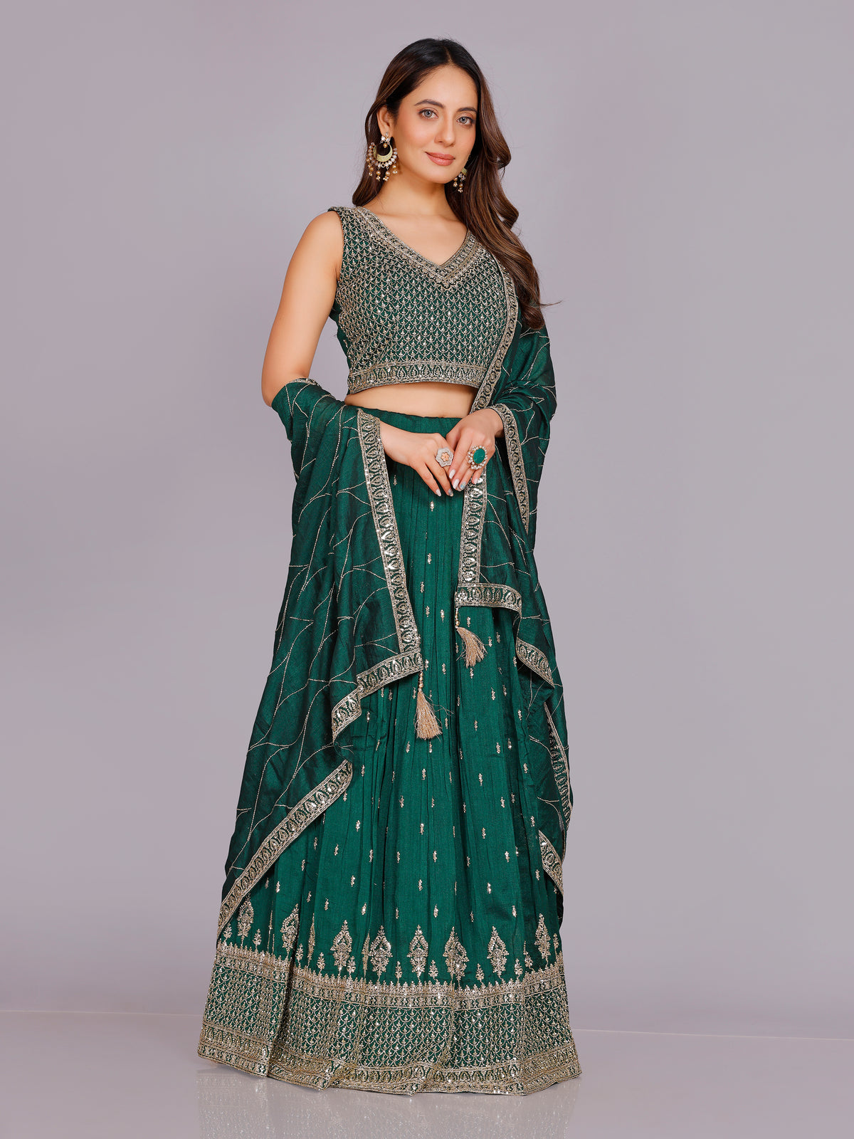 Aavani Silk Chaniya Lehenga