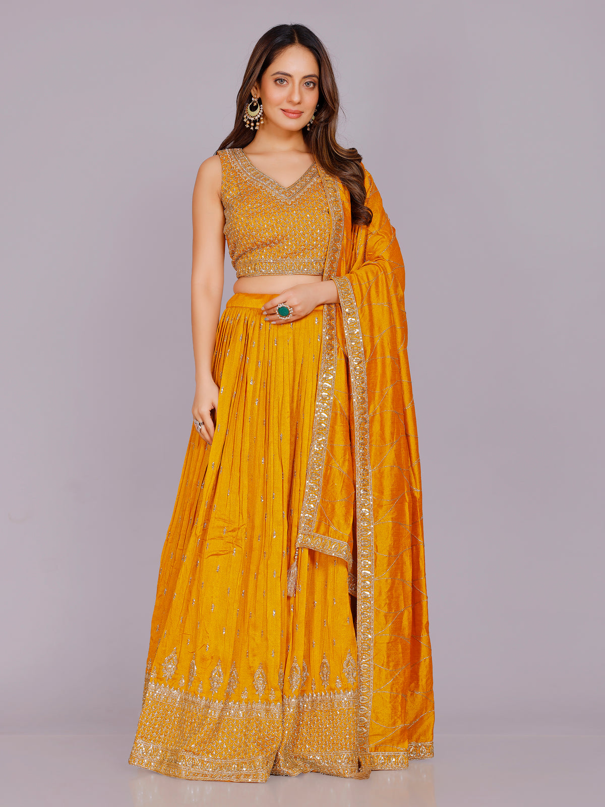 Aavani Silk Chaniya Lehenga