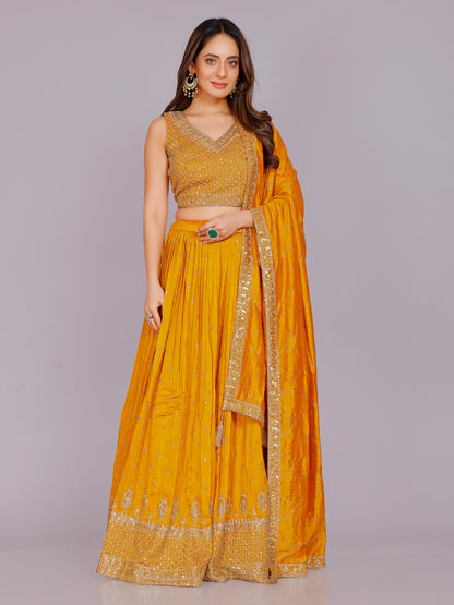 Aavani Silk Chaniya Lehenga