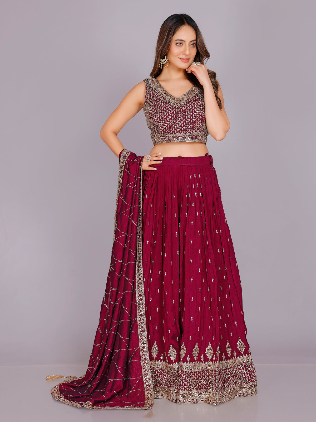 Aavani Silk Chaniya Lehenga
