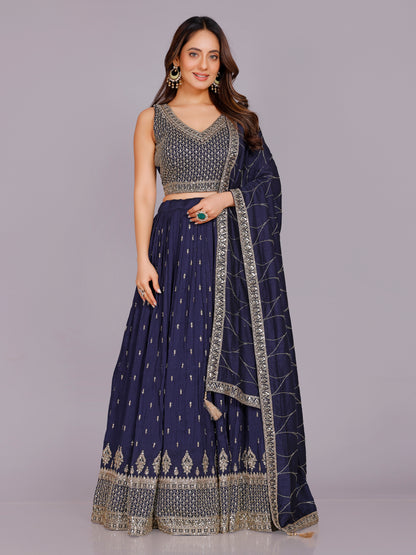 Aavani Silk Chaniya Lehenga