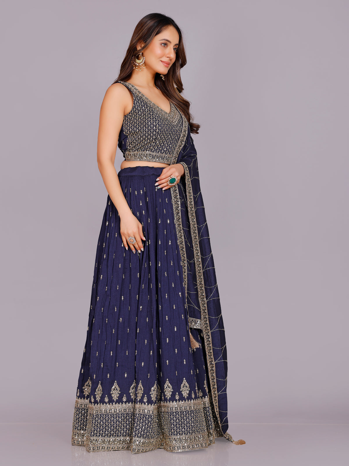 Aavani Silk Chaniya Lehenga