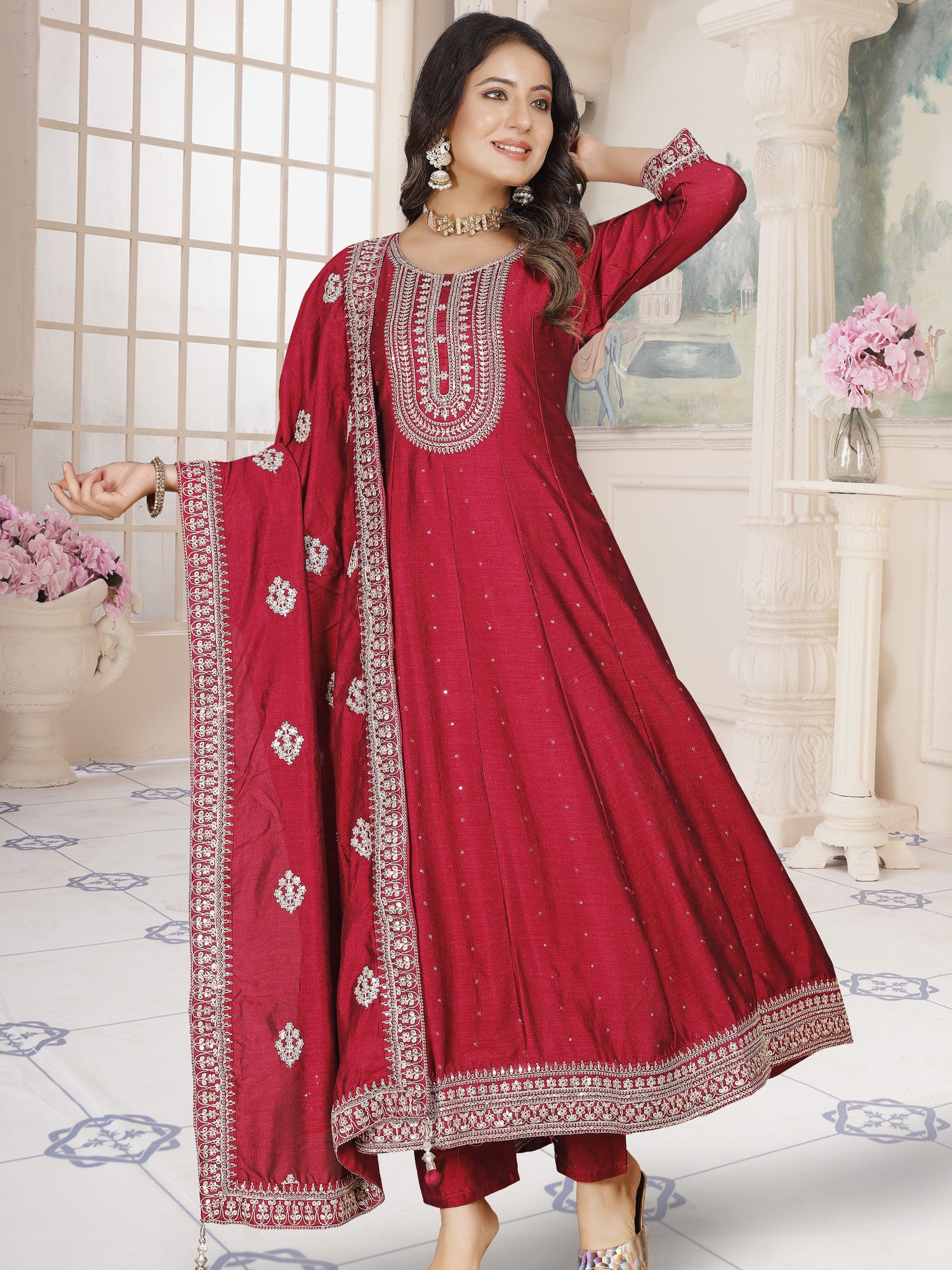 Deeva Flair Kamiz &amp; Pant - Roop Darshan
