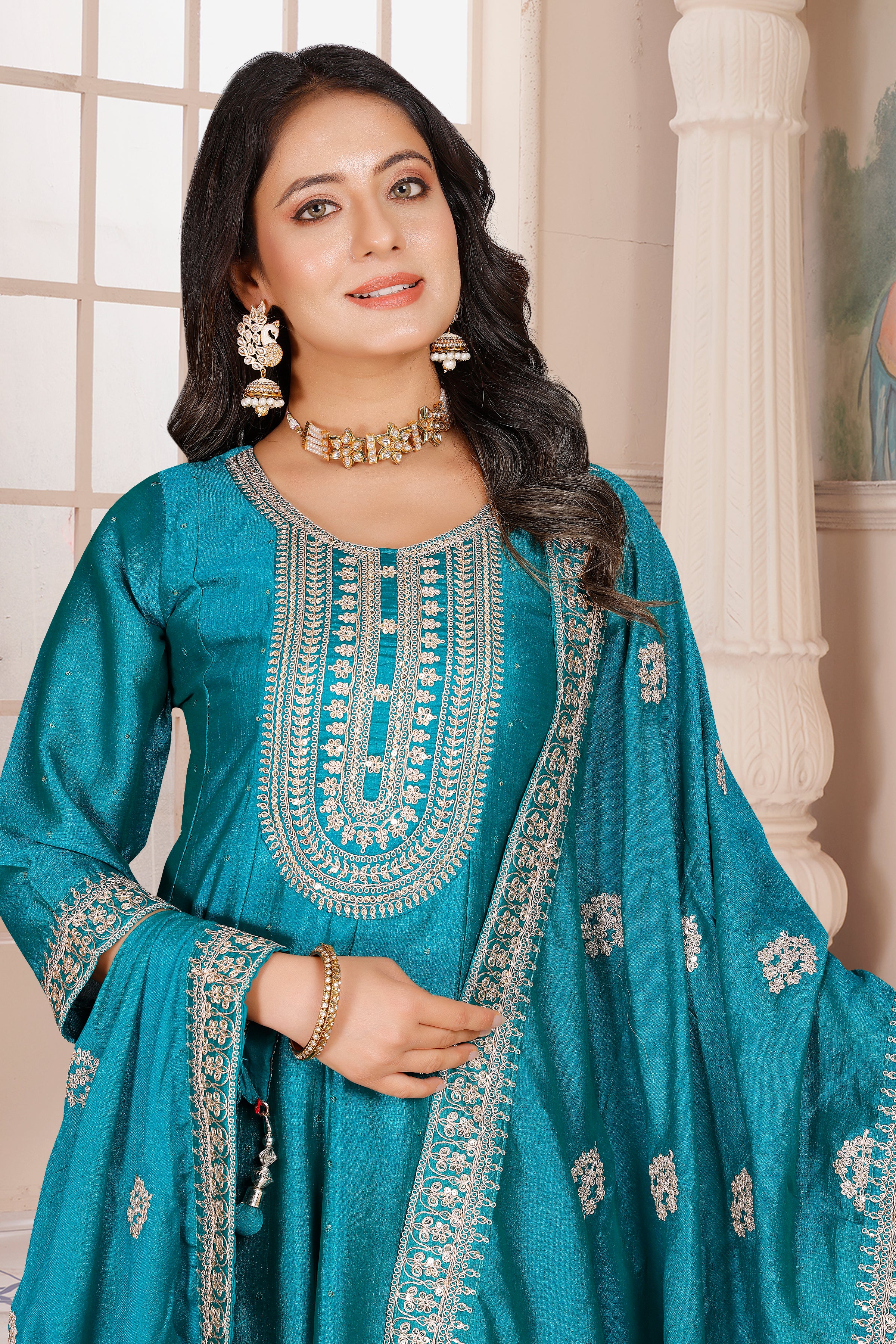 Deeva Flair Kamiz &amp; Pant - Roop Darshan