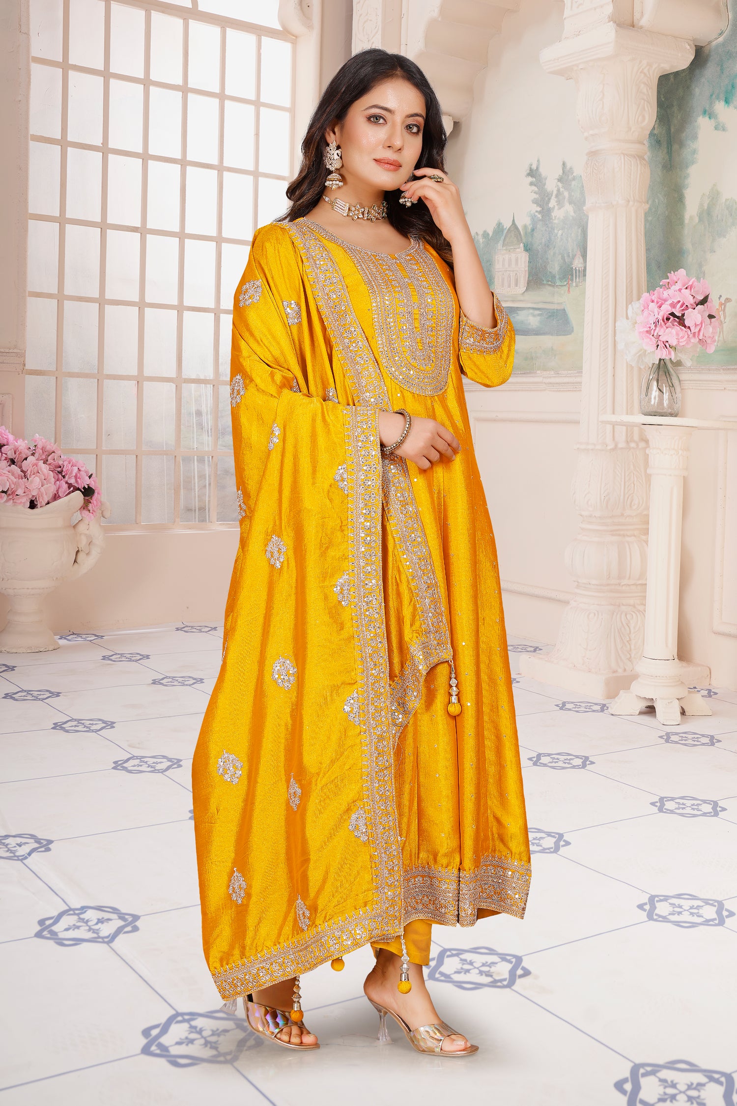 Deeva Flair Kamiz &amp; Pant - Roop Darshan