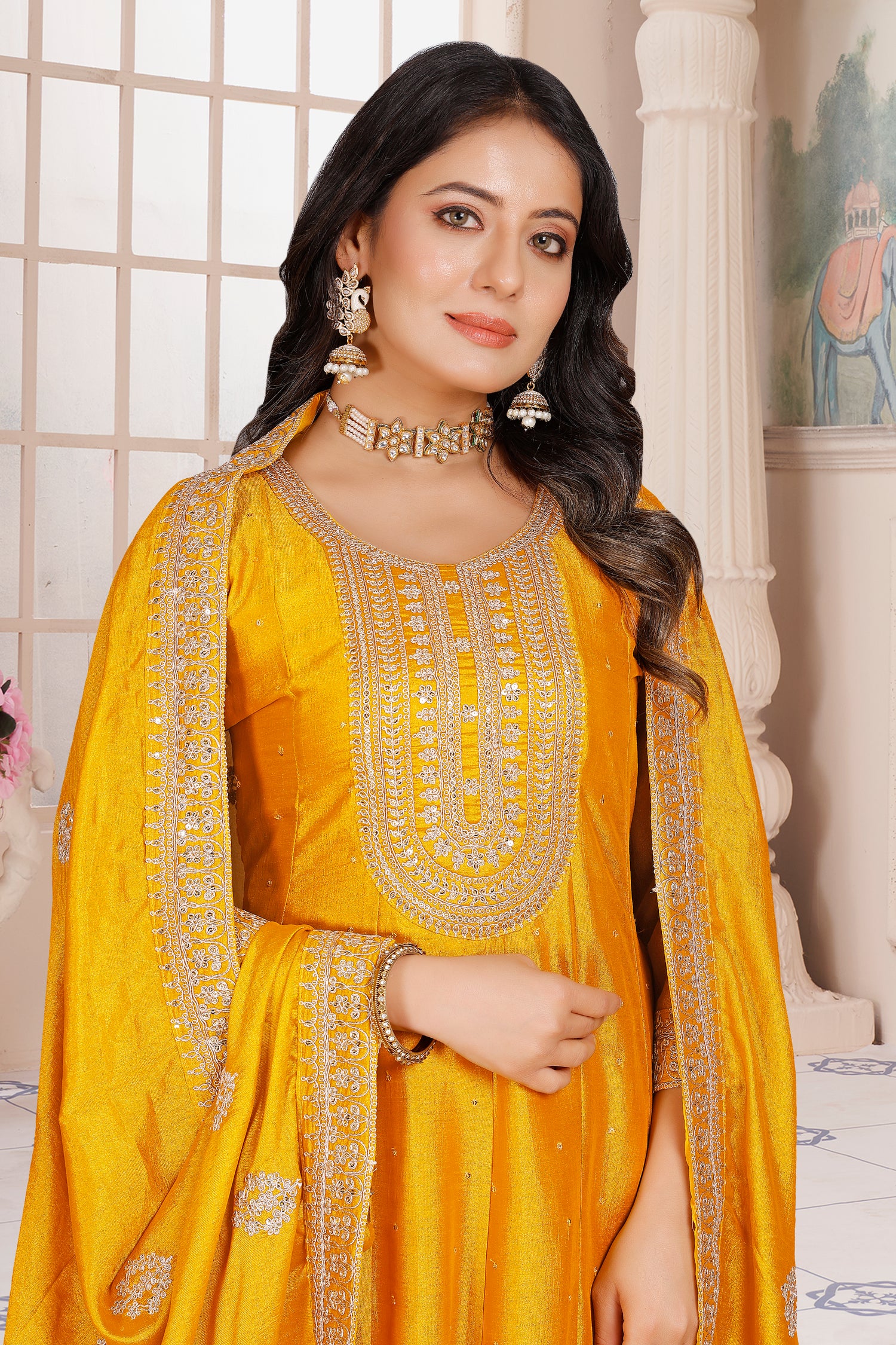 Deeva Flair Kamiz &amp; Pant - Roop Darshan