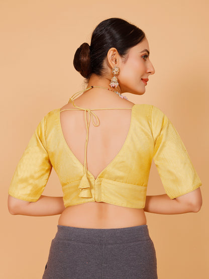 Ladies Silk Plain Blouse