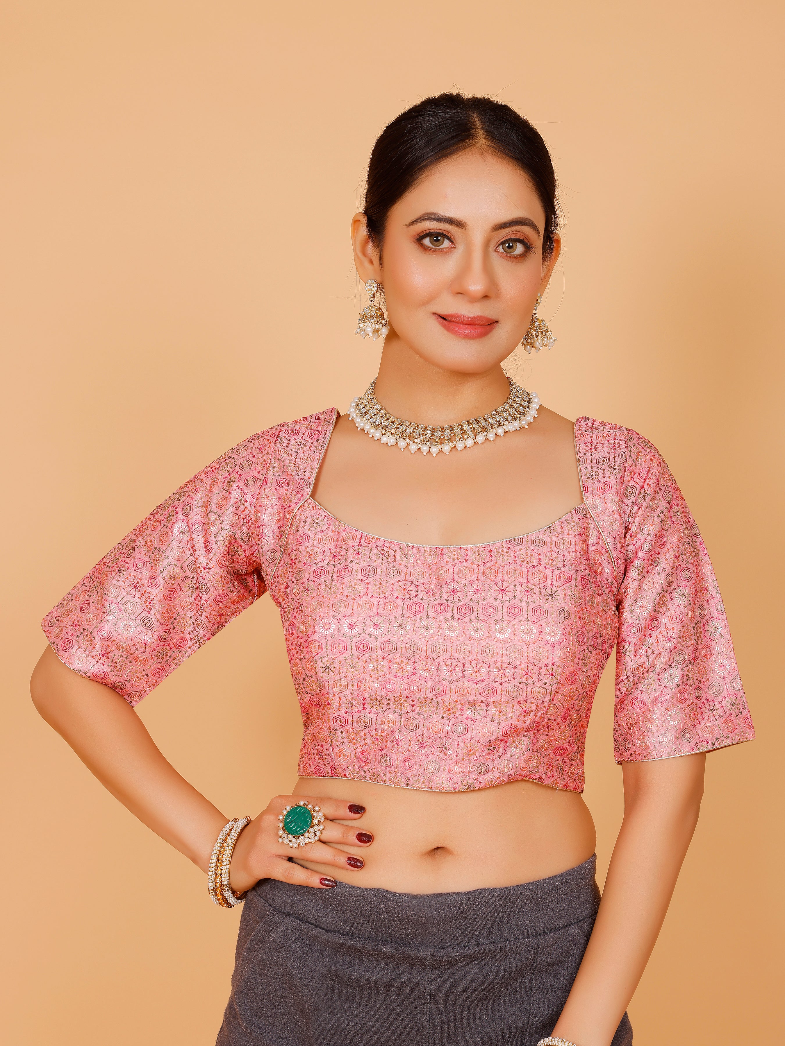 Ladies Silk Blouse - Roop Darshan
