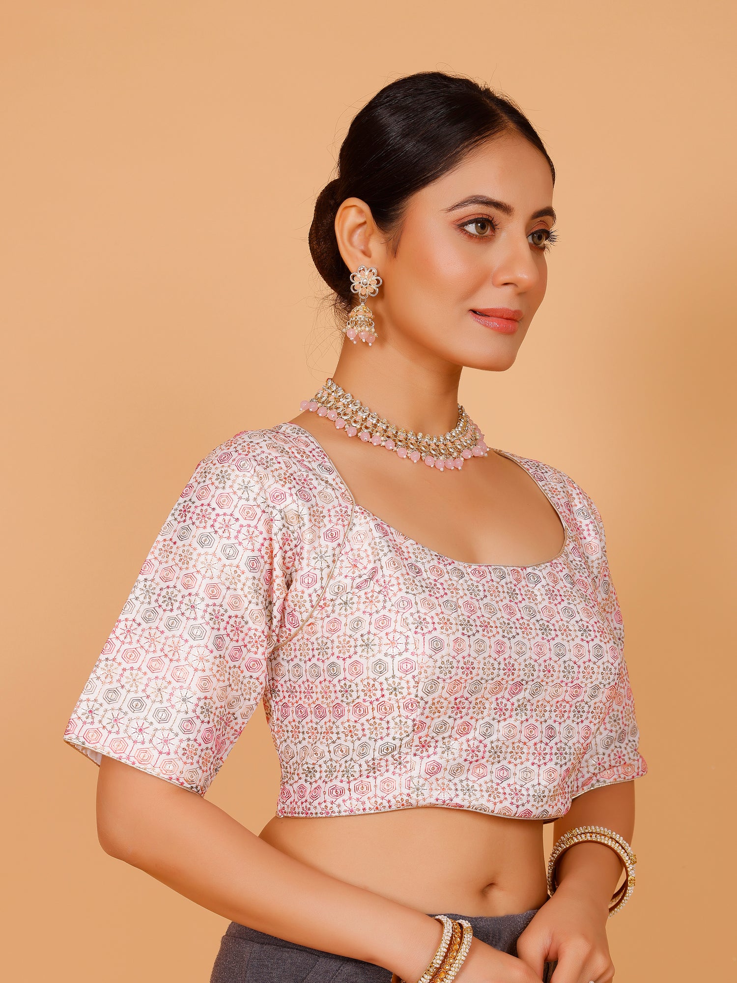 Ladies Silk Blouse - Roop Darshan