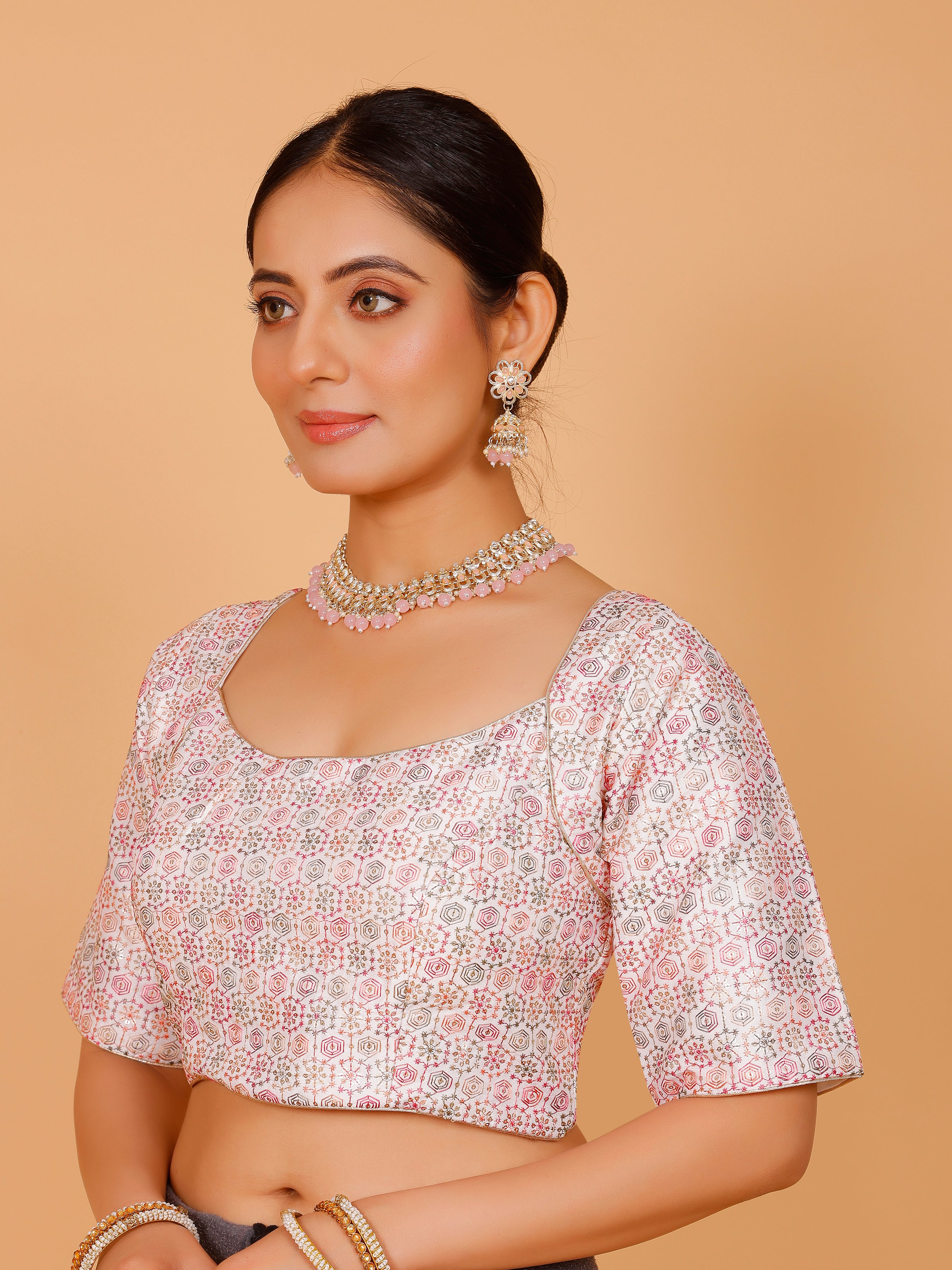 Ladies Silk Blouse - Roop Darshan