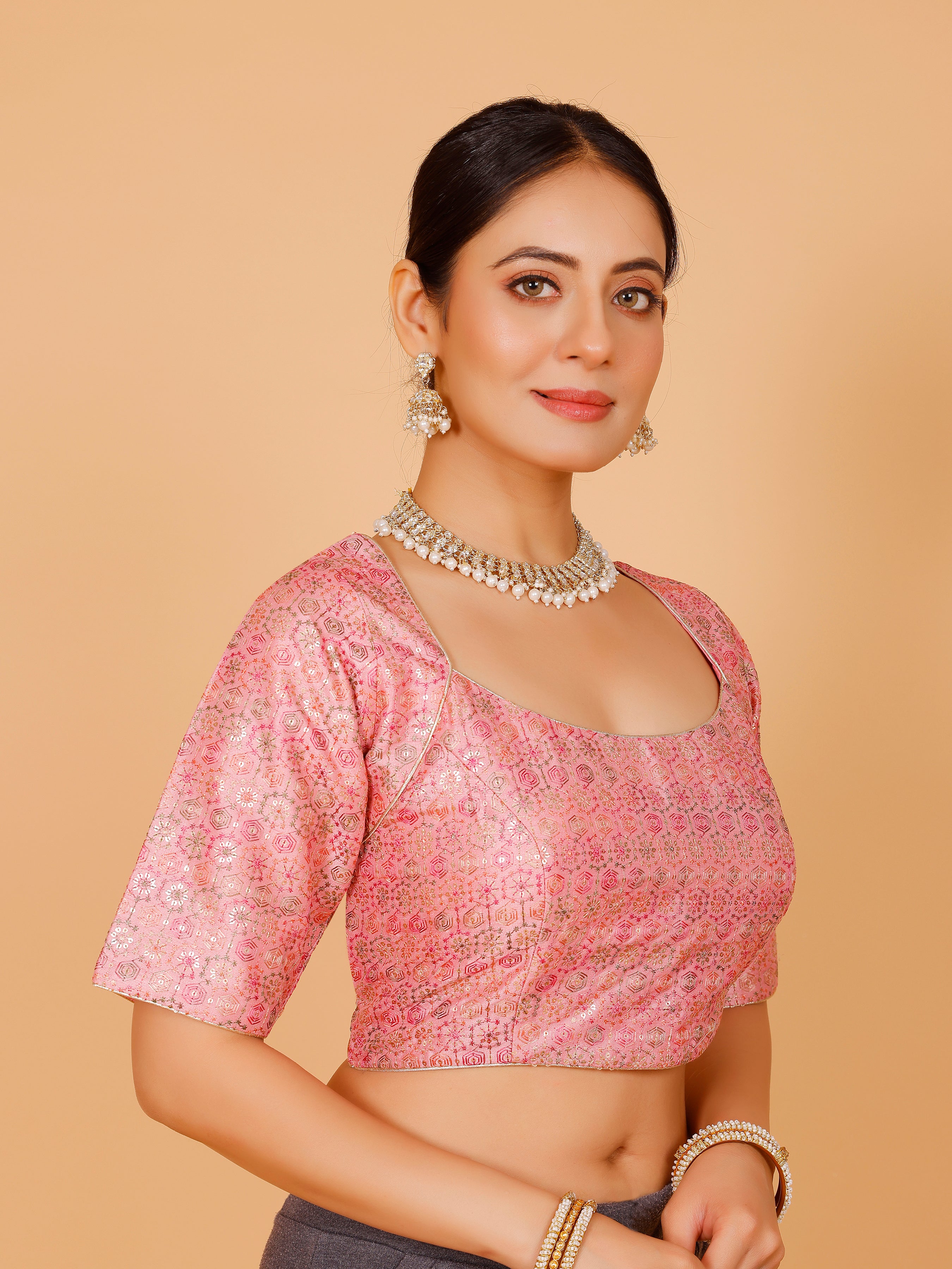 Ladies Silk Blouse - Roop Darshan