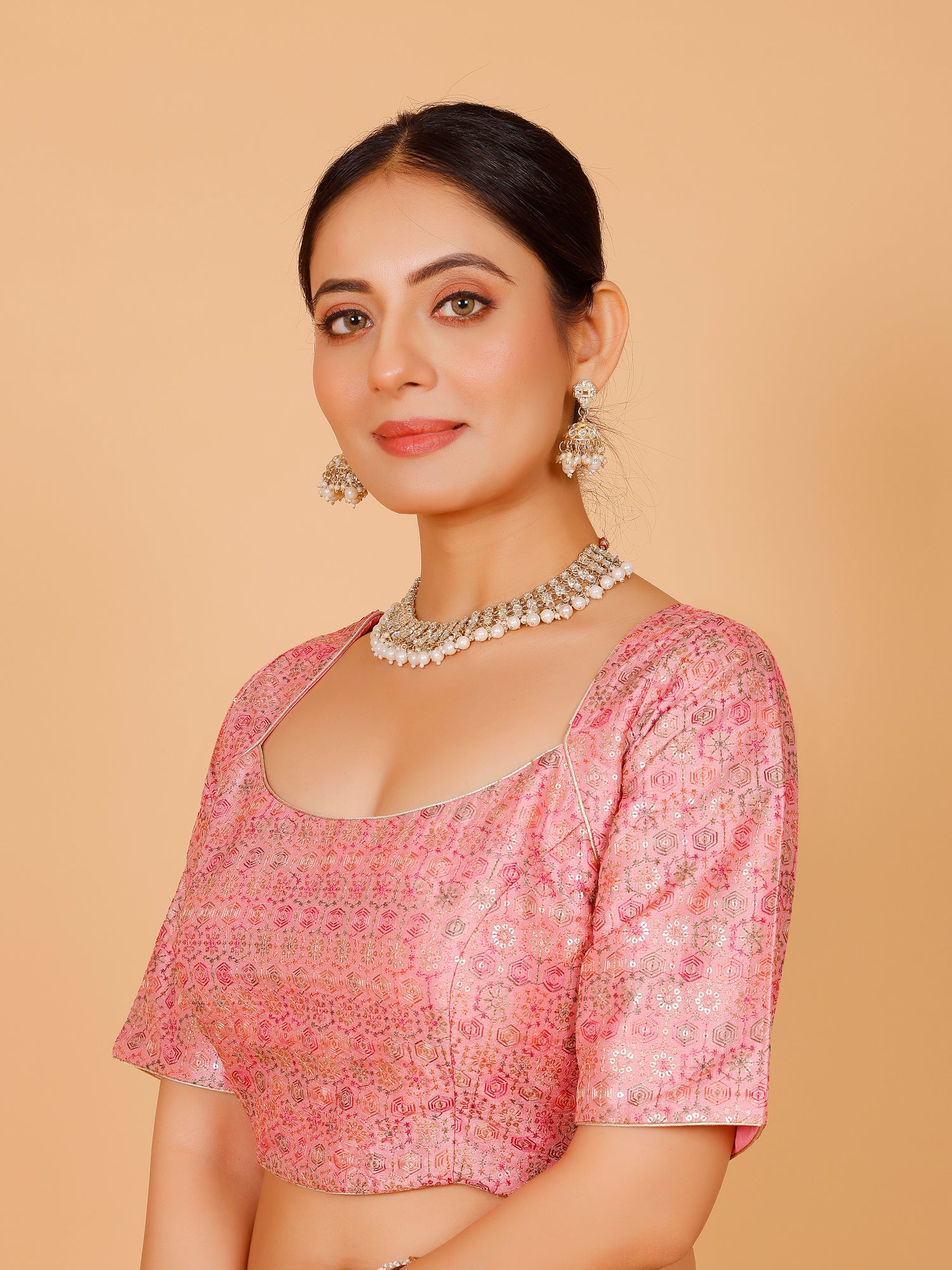 Ladies Silk Blouse - Roop Darshan