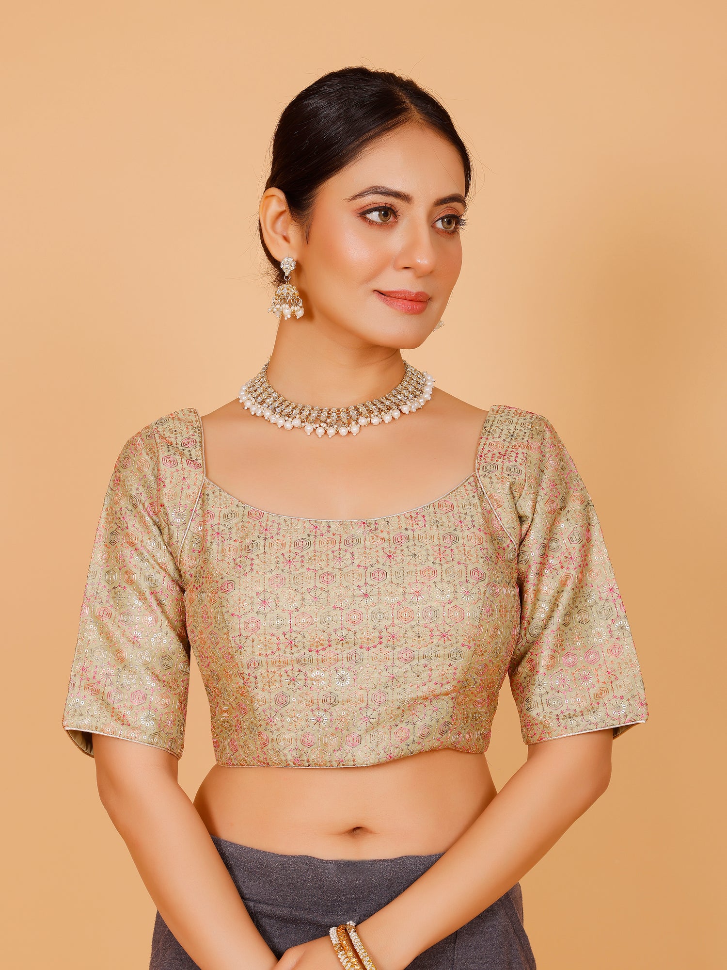 Ladies Silk Blouse - Roop Darshan