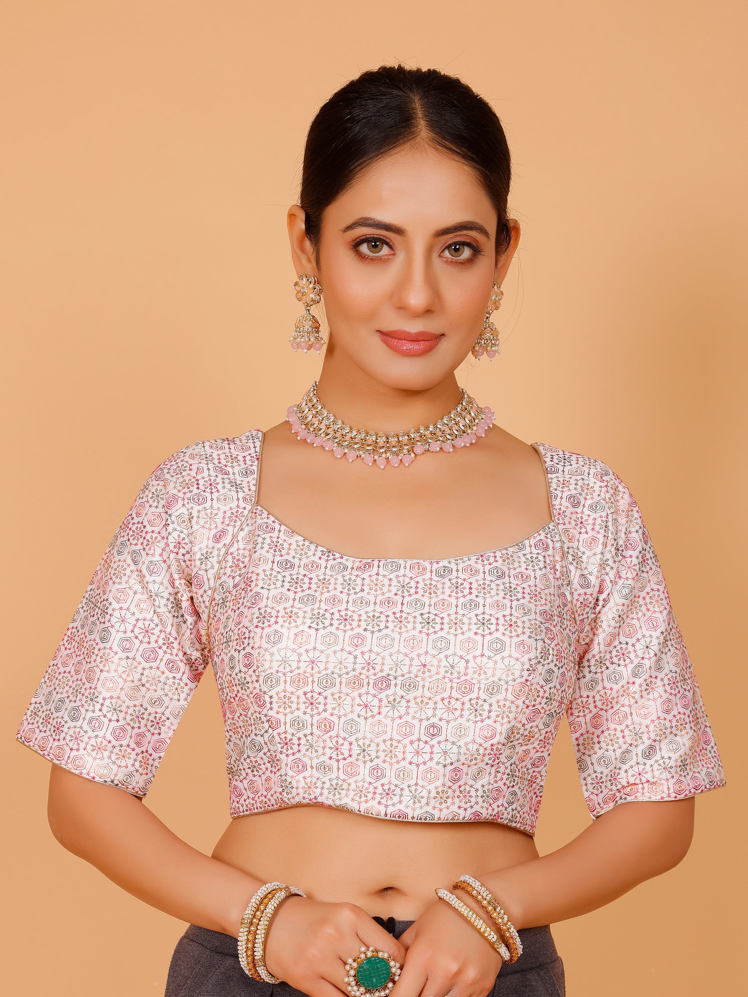 Ladies Silk Blouse - Roop Darshan