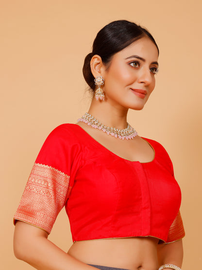 Silk Zari Work Blouse