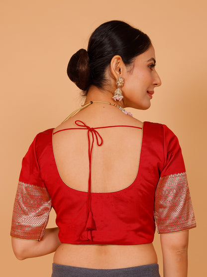 Silk Zari Work Blouse