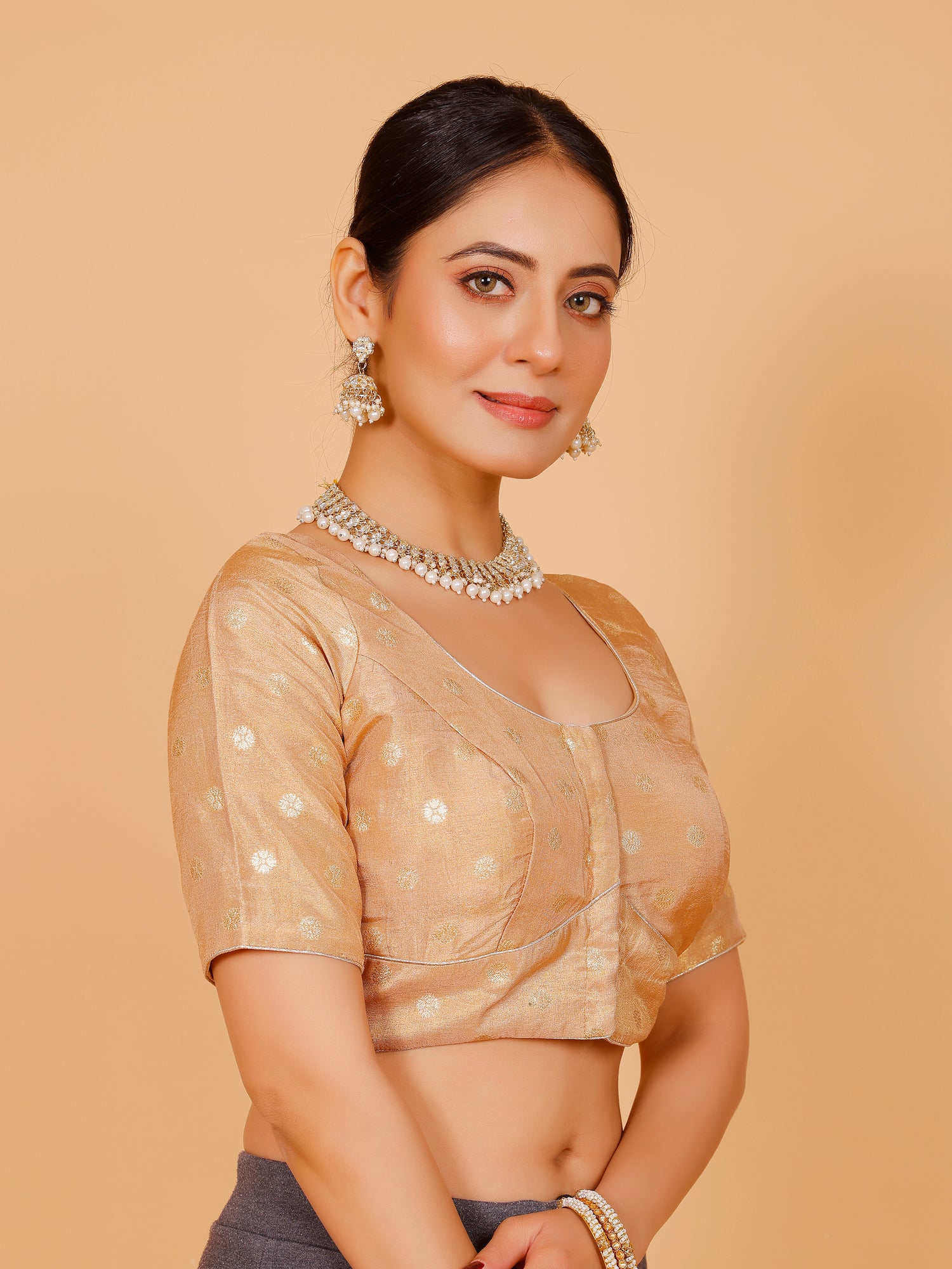 Silk Zari Work Blouse