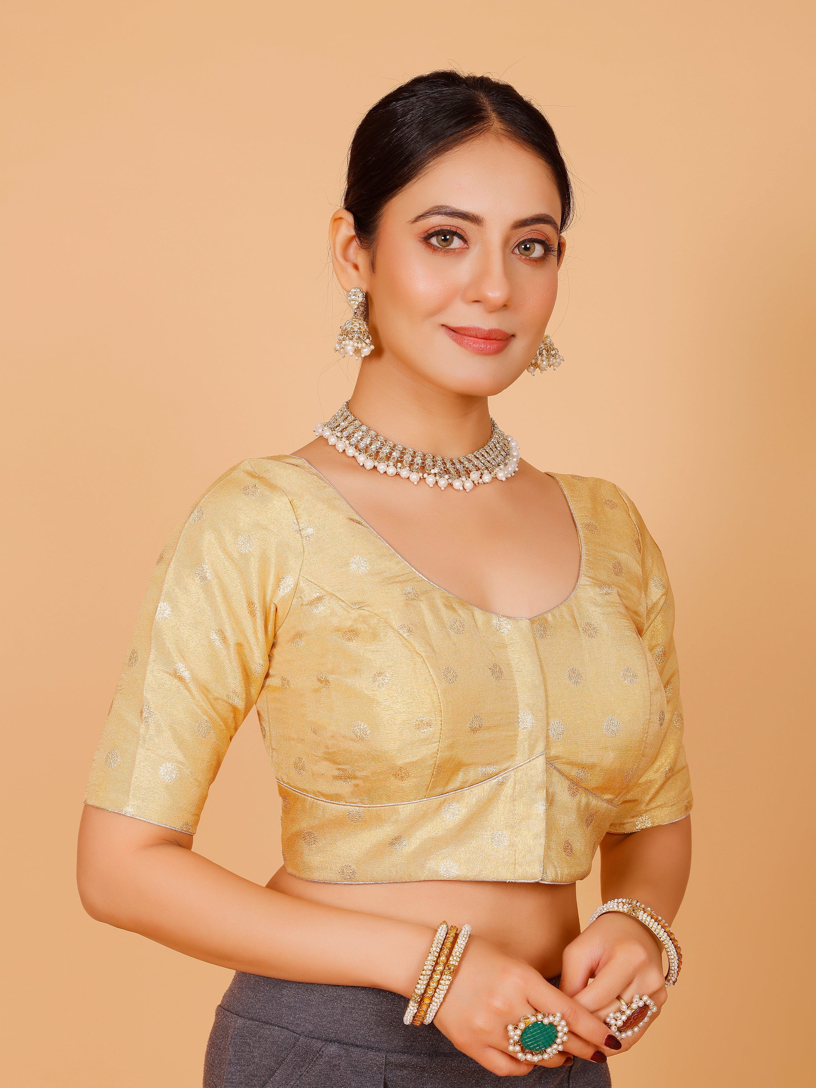 Silk Zari Work Blouse