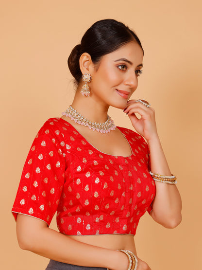 Ladies Silk Zari Work Blouse