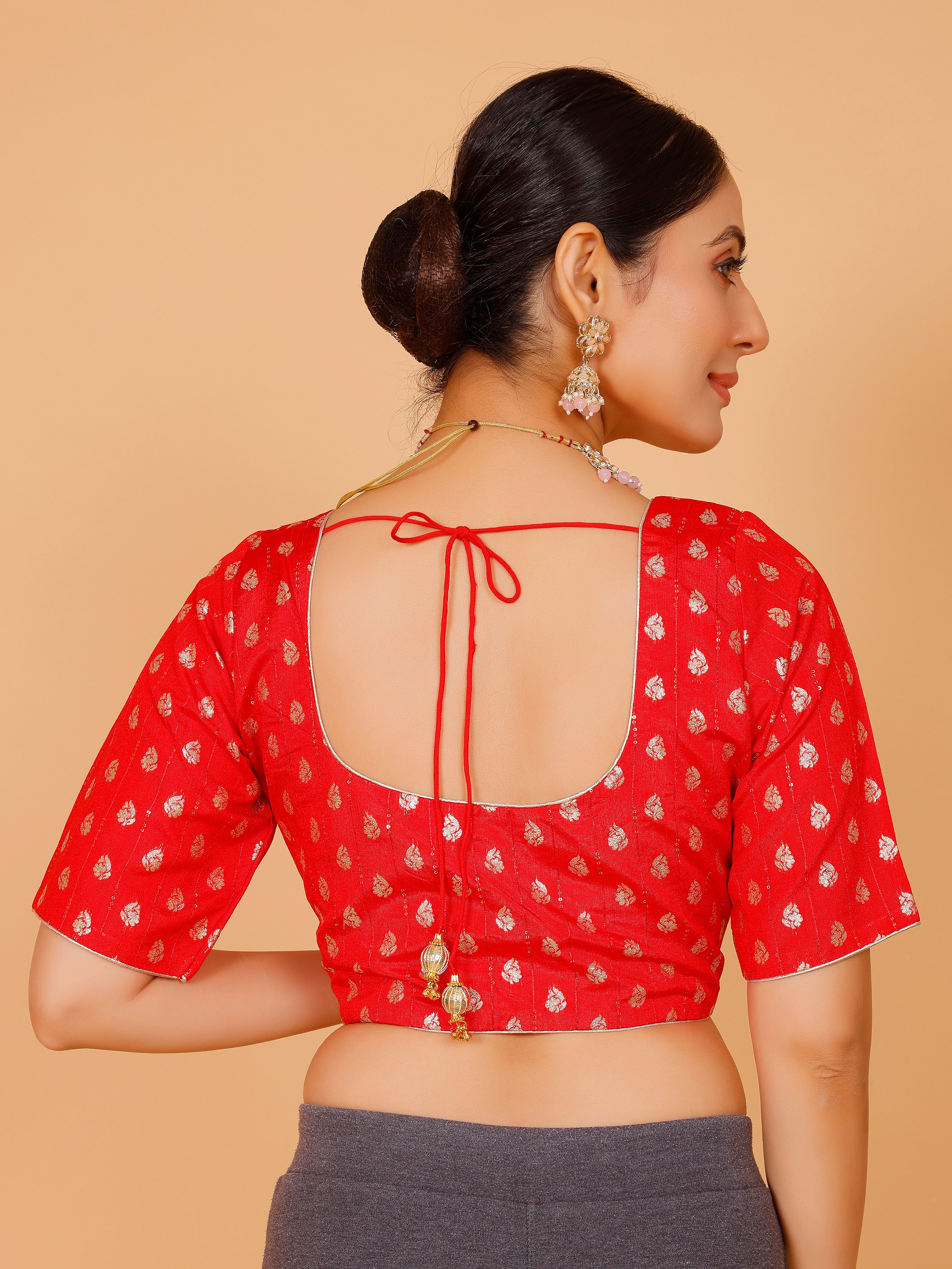 Ladies Silk Zari Work Blouse
