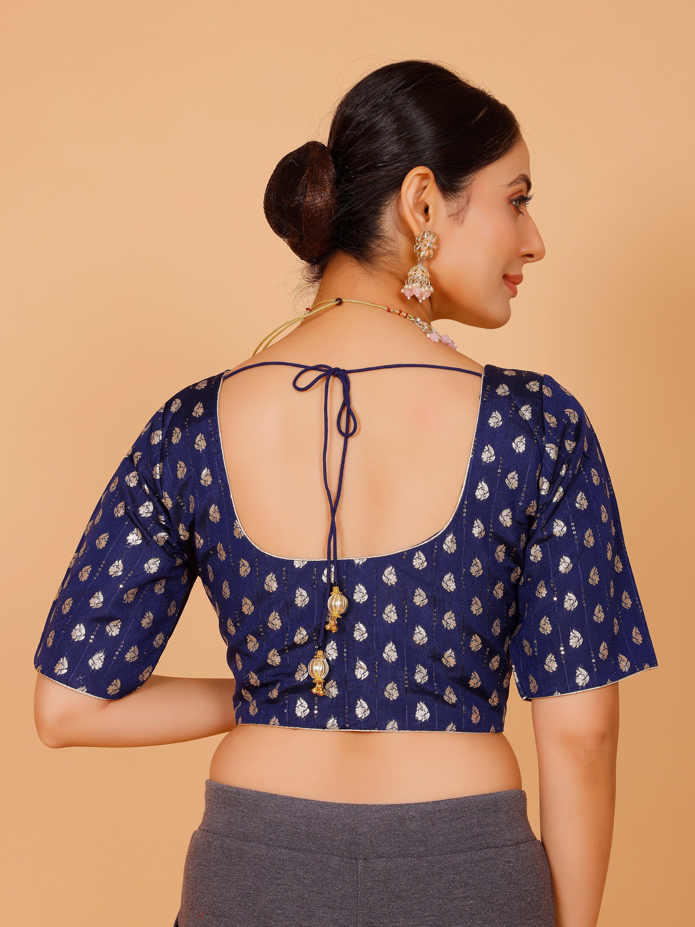 Ladies Silk Zari Work Blouse