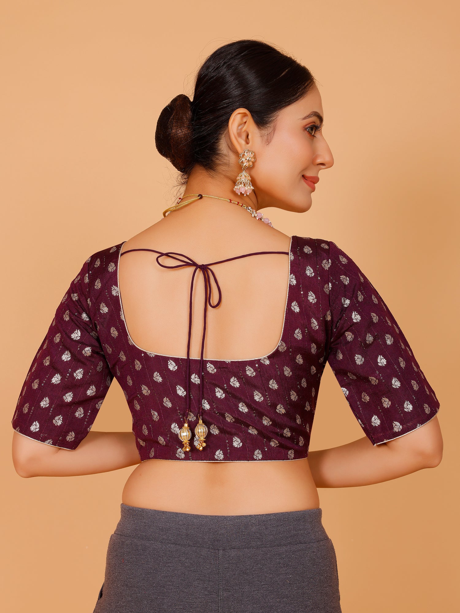 Ladies Silk Zari Work Blouse