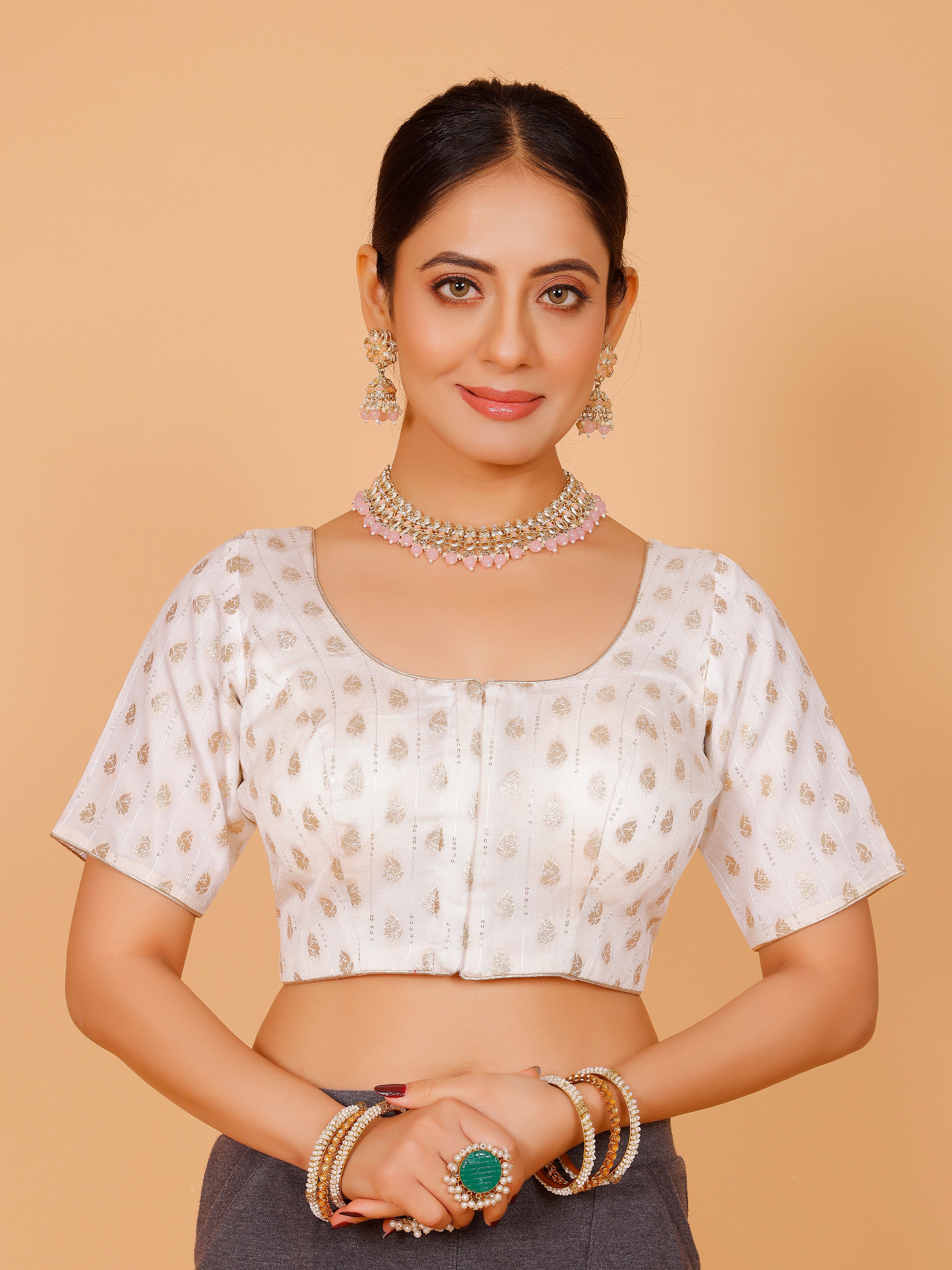 Ladies Silk Zari Work Blouse