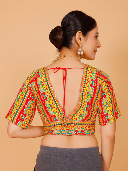 Ladies Silk Sequin Work Blouse