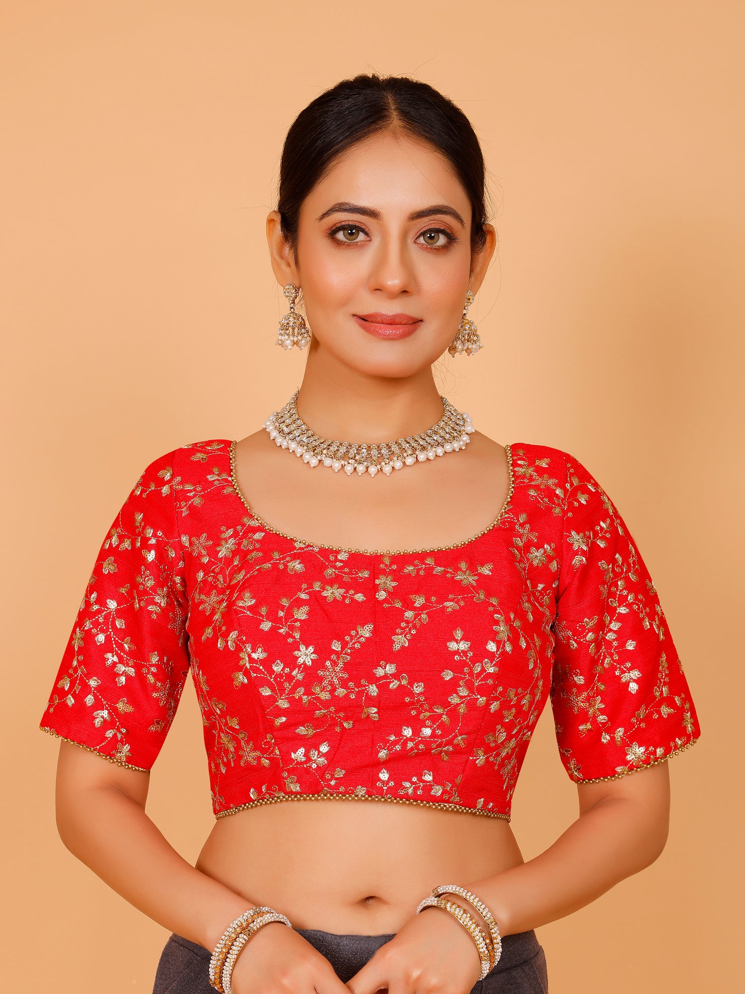 Silk Zari Work Blouse