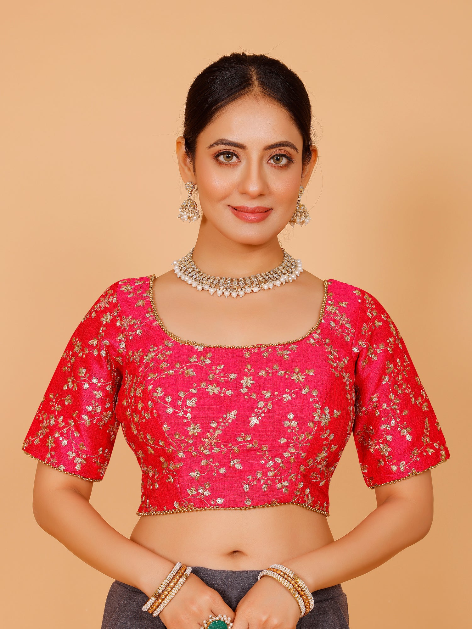 Silk Zari Work Blouse