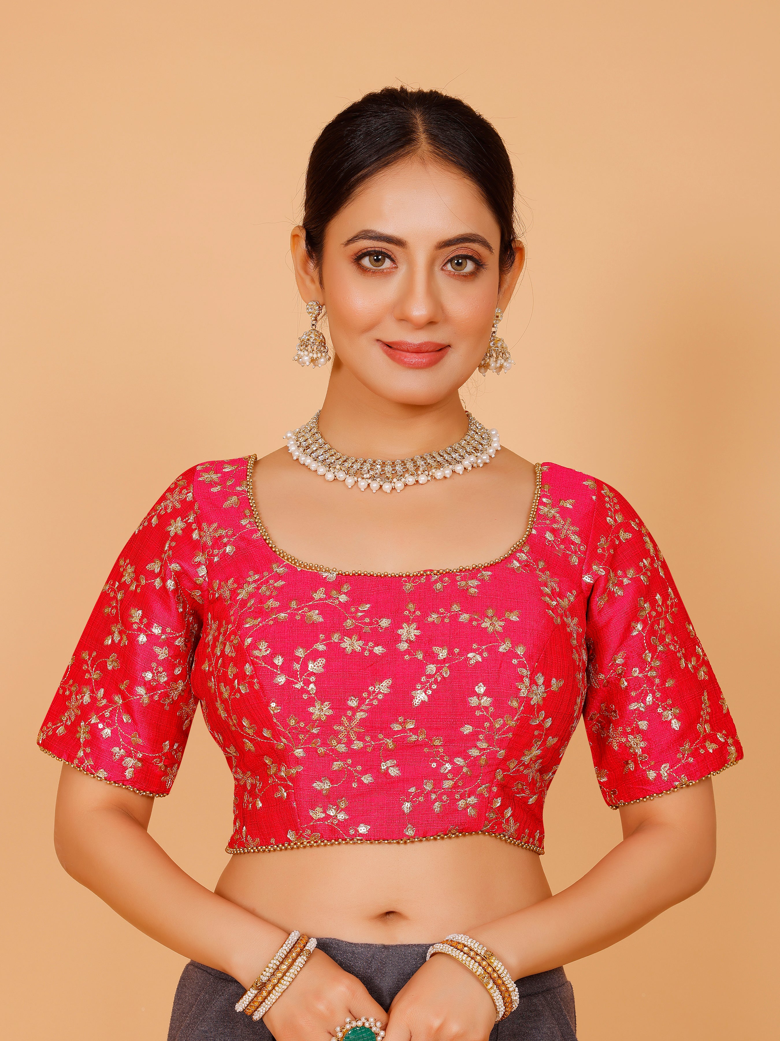 Silk Zari Work Blouse