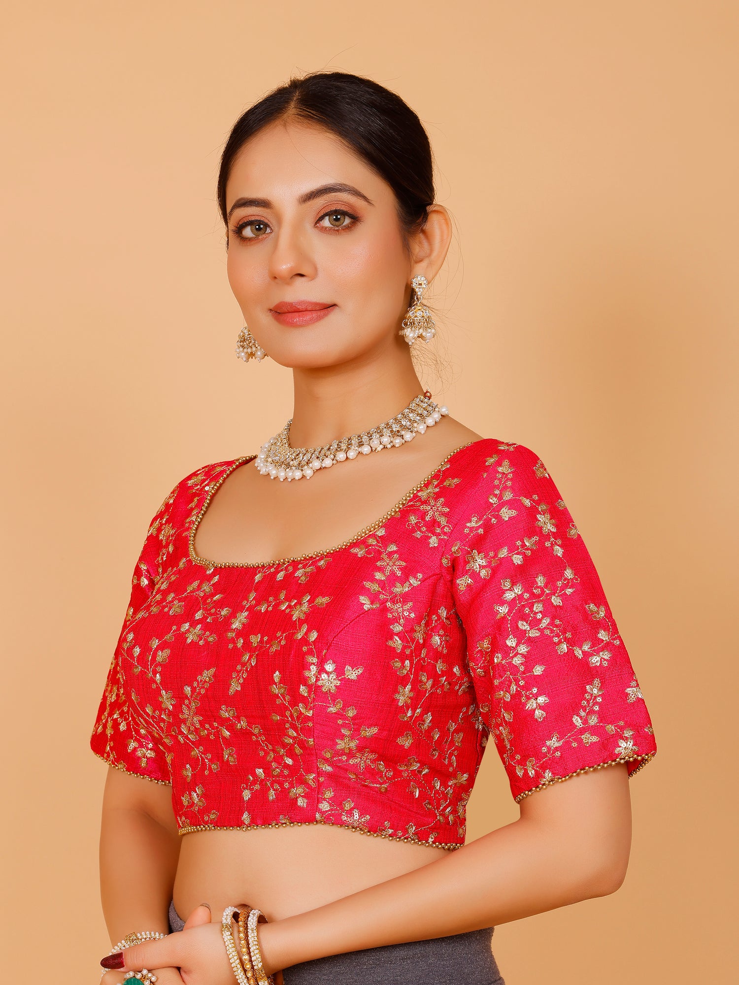 Silk Zari Work Blouse