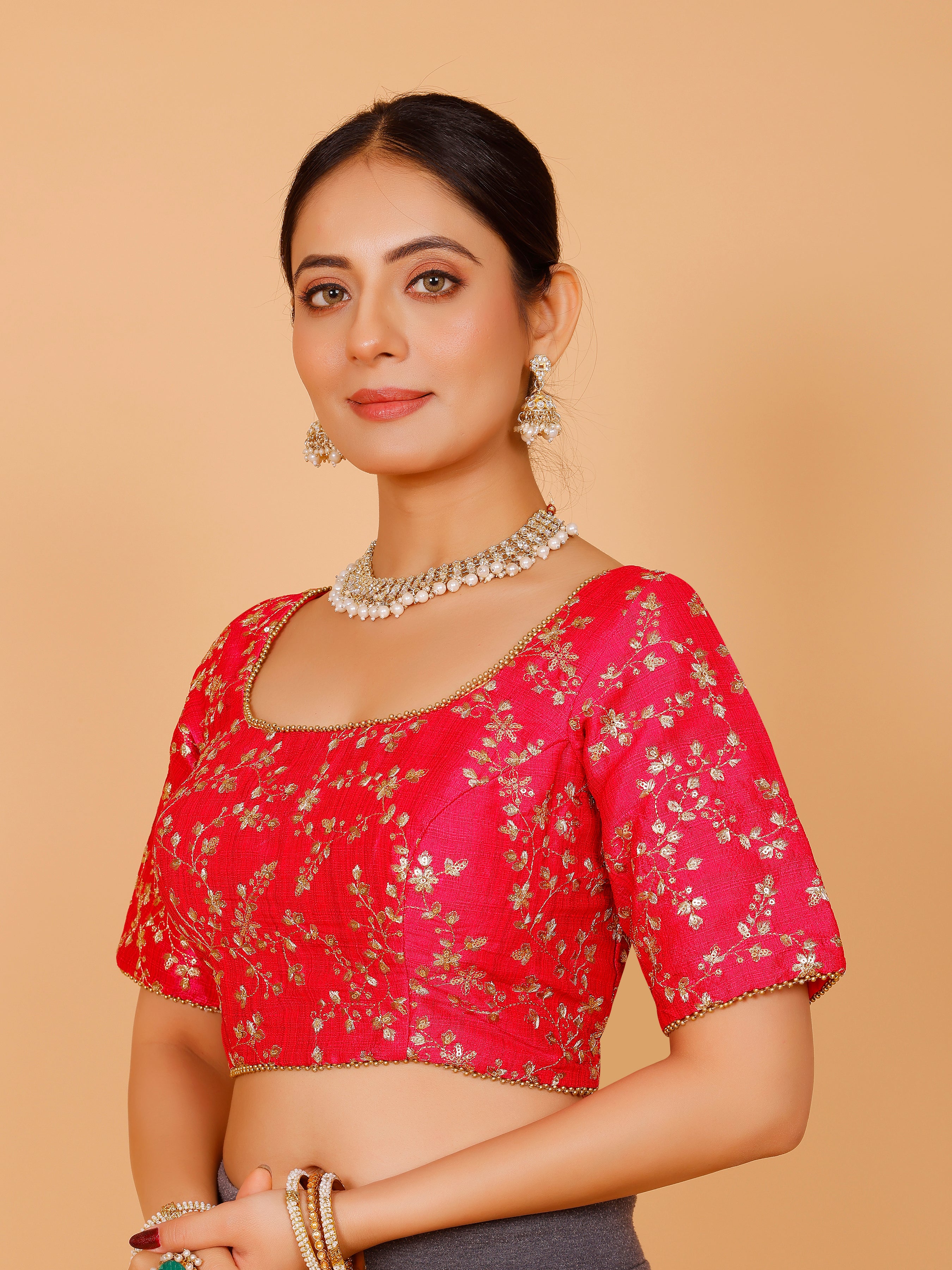 Silk Zari Work Blouse