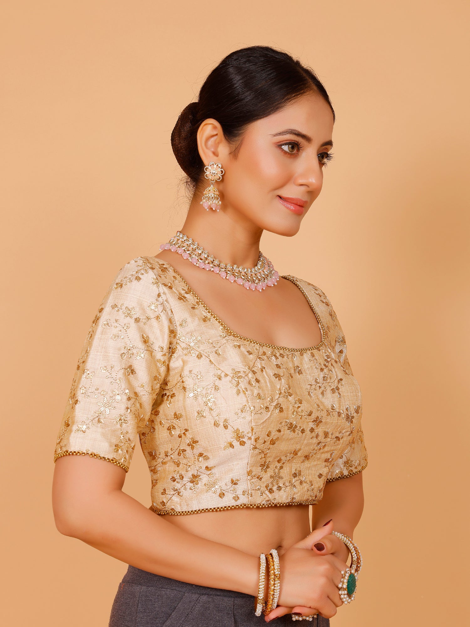 Silk Zari Work Blouse