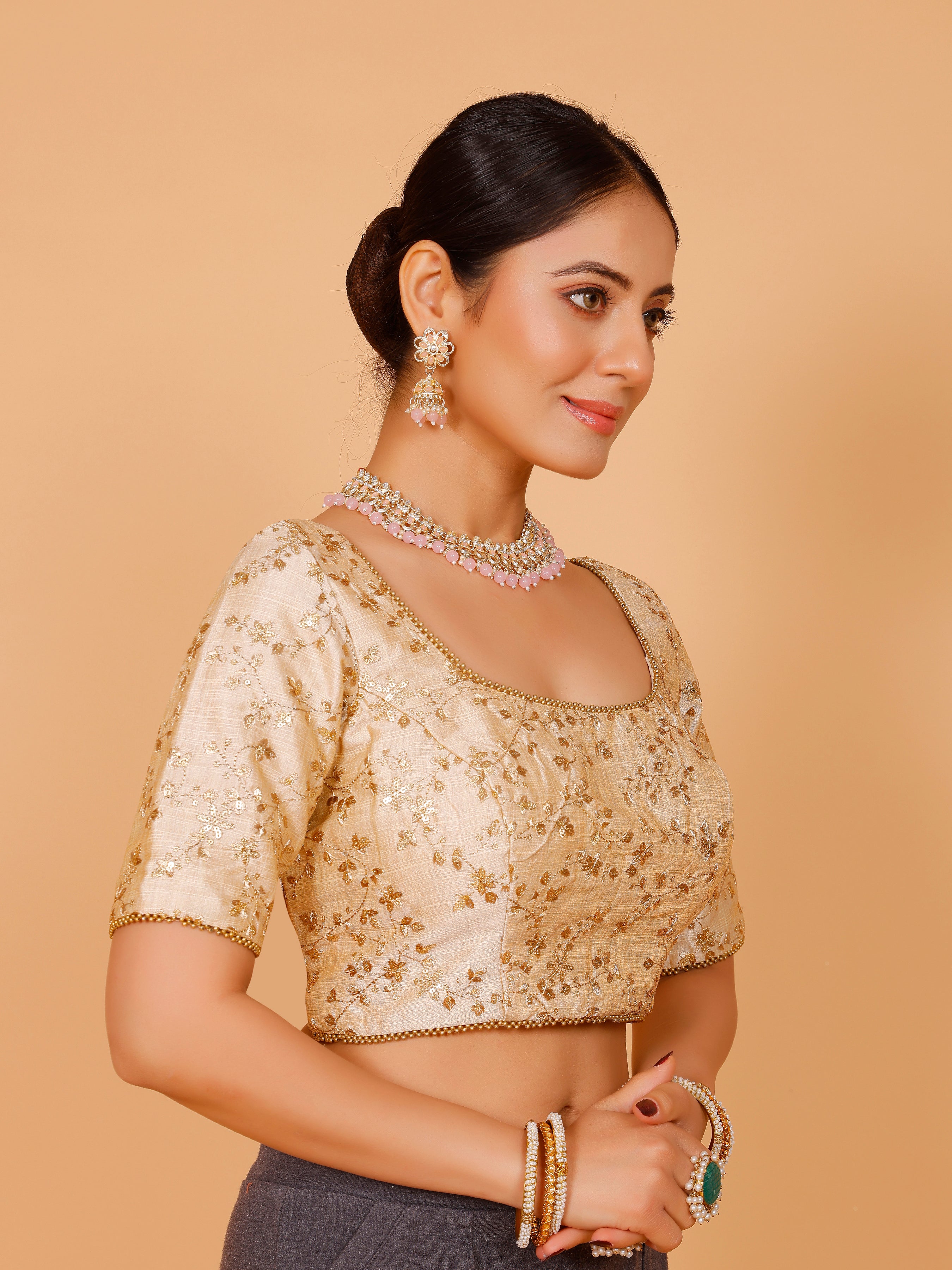 Silk Zari Work Blouse