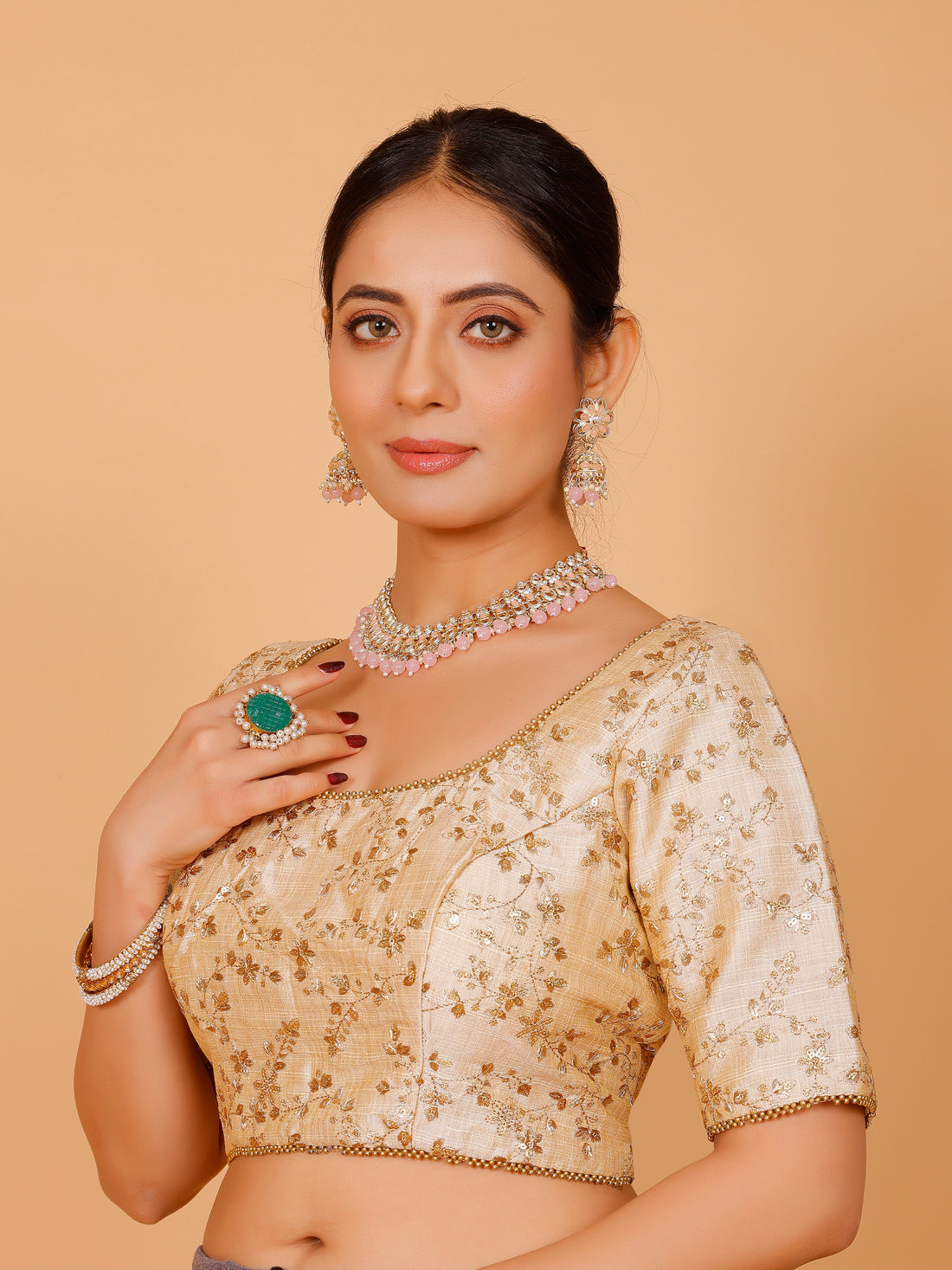 Silk Zari Work Blouse