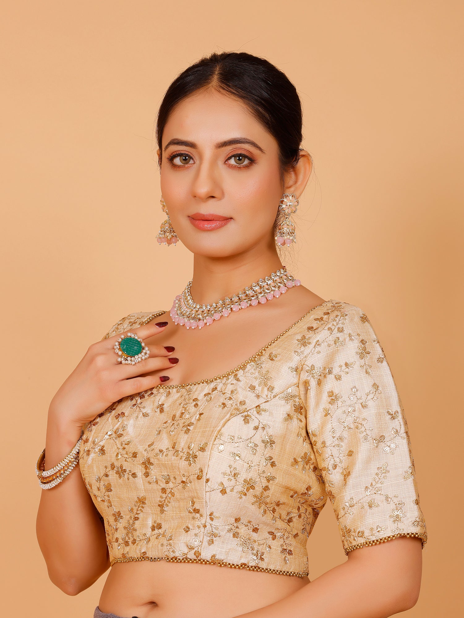 Silk Zari Work Blouse