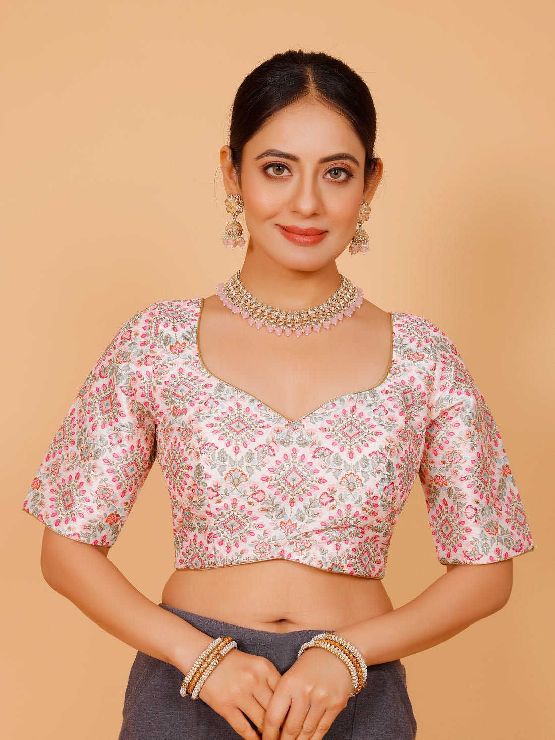 Silk Zari Work Blouse