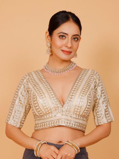 Ladies Silk Zari Work Blouse