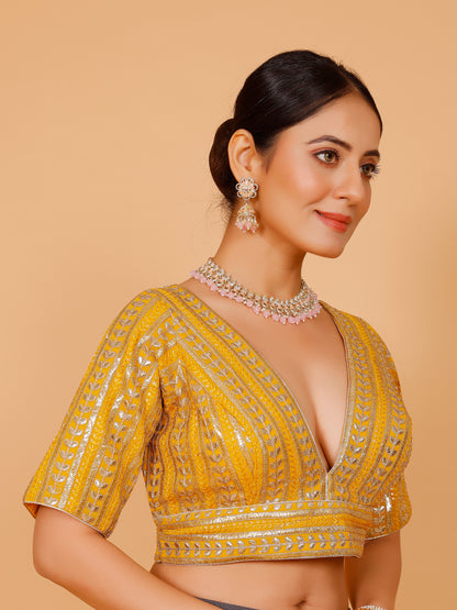 Ladies Silk Zari Work Blouse